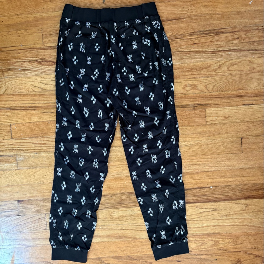 Madewell Black and White Knit track pants - Picture 4 of 5